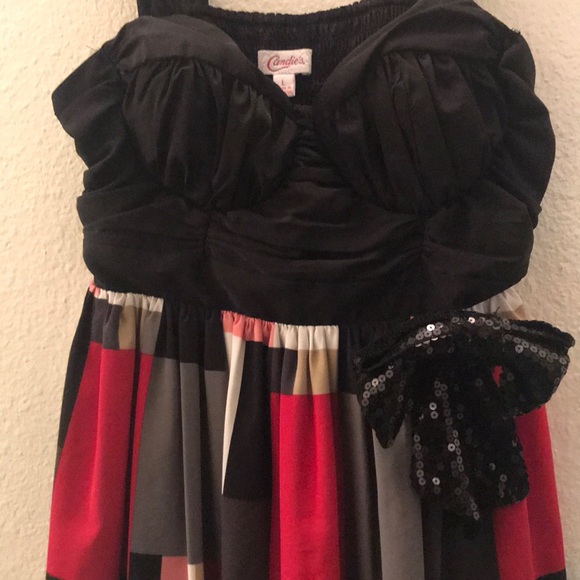 Red & Black Plaid Dress - Picture 2 of 2